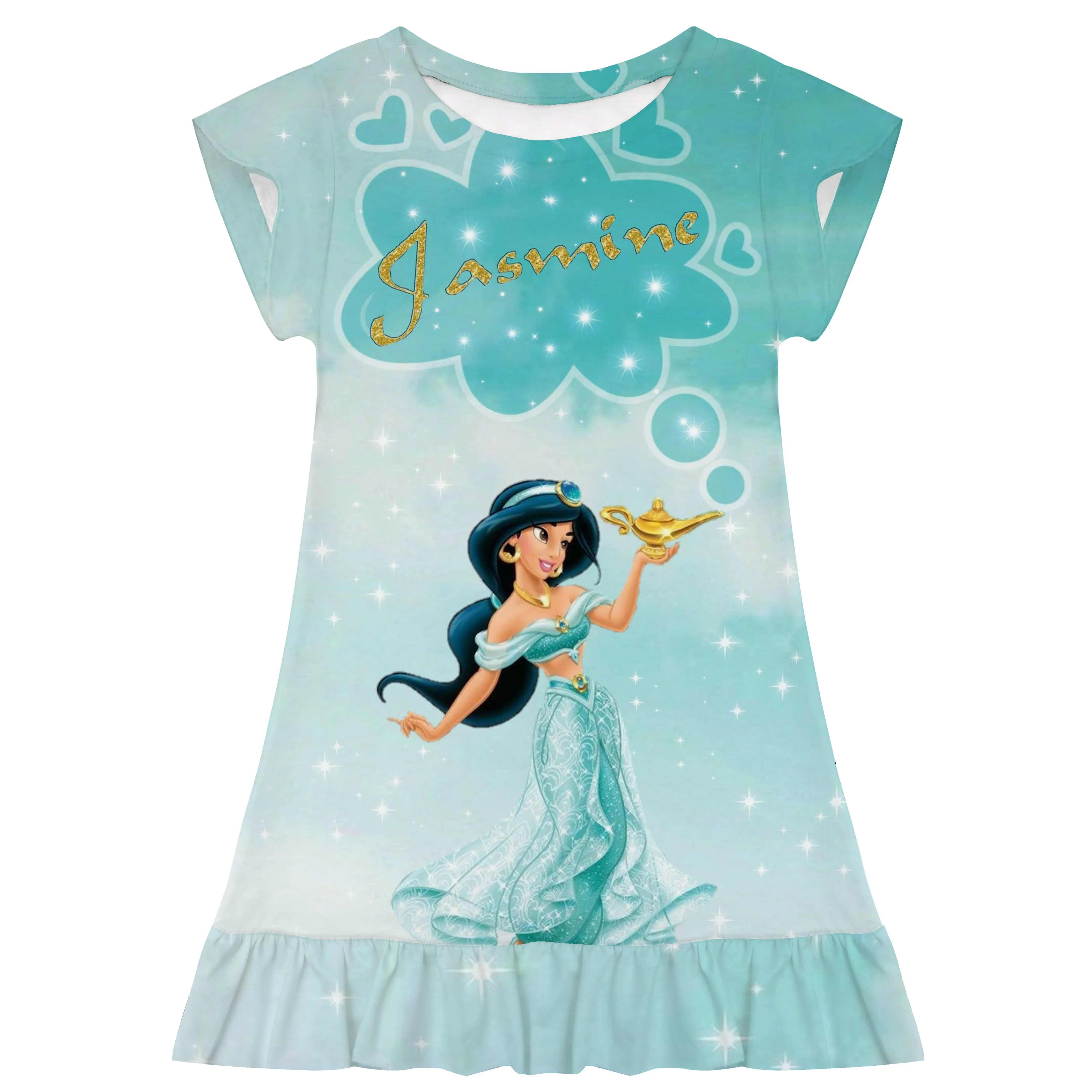 Disney Kids Magic Lamp Jasmine Princess 3D Print Dress Costume Fantasy Party Cosplay Aladdin Girls Carnival Princess Vestidos
Disney Kids Magic Lamp Jasmine Princess 3D Print Dress Costume Fantasy Party Cosplay Aladdin Girls Carnival Princess Vestidos