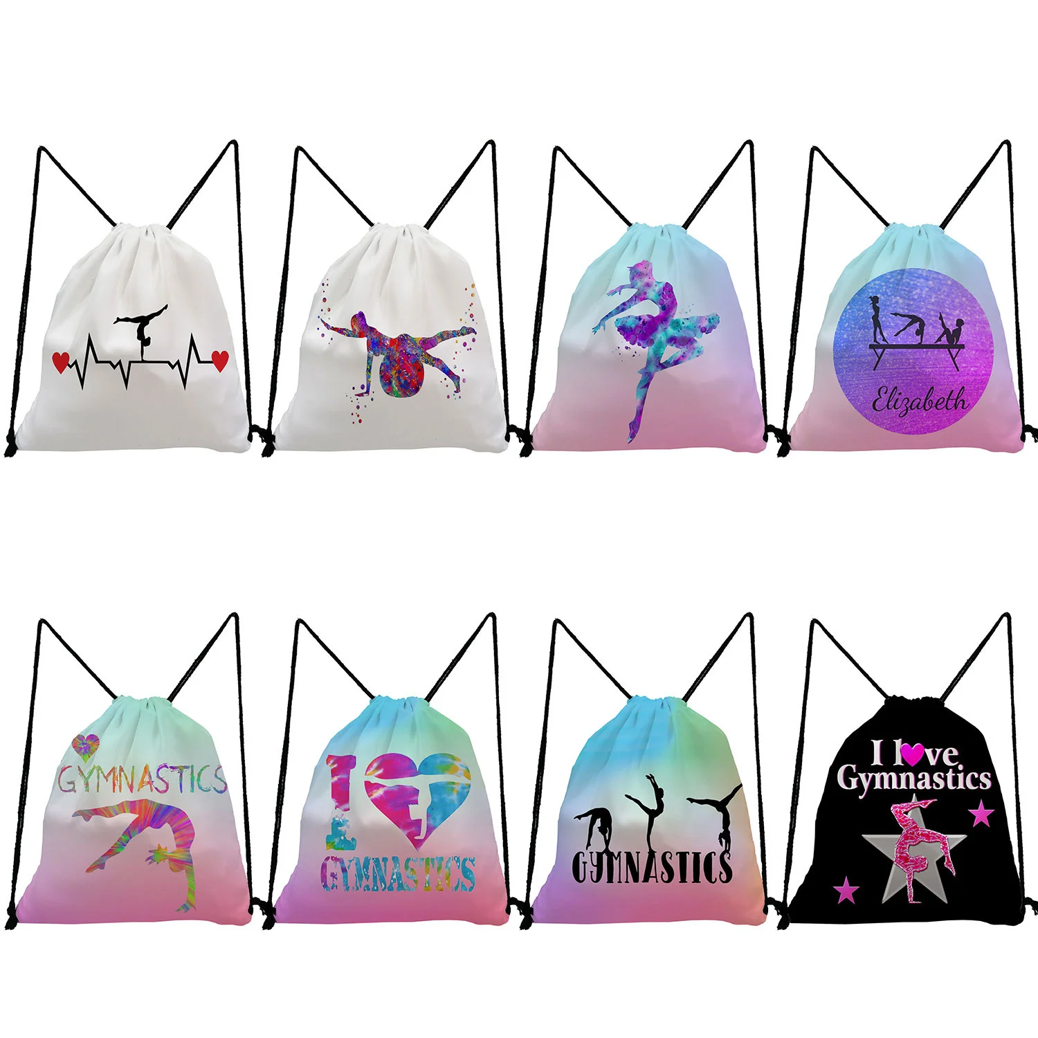 Custom Rhythmic Gymnastics Printed Backpack For Students Ballet Dancer Sport Girls Drawstring Pocket Eco High Quality Shoes Bag
Custom Rhythmic Gymnastics Printed Backpack For Students Ballet Dancer Sport Girls Drawstring Pocket Eco High Quality Shoes Bag