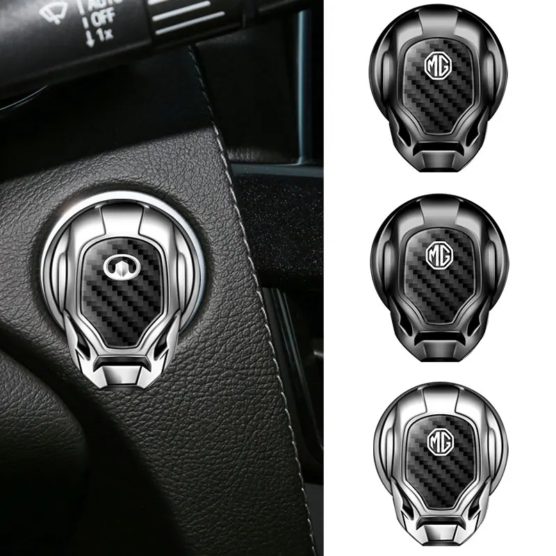 1pcs Car One Key Start Button Decorative Decal for MG Logo HS GT EHS GS Morris Garages EZS 6 Saloon 3SW TF3 ZS Car Accessories
1pcs Car One Key Start Button Decorative Decal for MG Logo HS GT EHS GS Morris Garages EZS 6 Saloon 3SW TF3 ZS Car Accessories