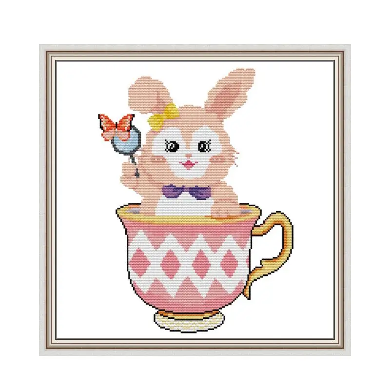 Coffee cup bunny cross stitch kit bird winter snow 18ct 14ct 11ct count printed embroidery DIY handmade needlework craft
Coffee cup bunny cross stitch kit bird winter snow 18ct 14ct 11ct count printed embroidery DIY handmade needlework craft