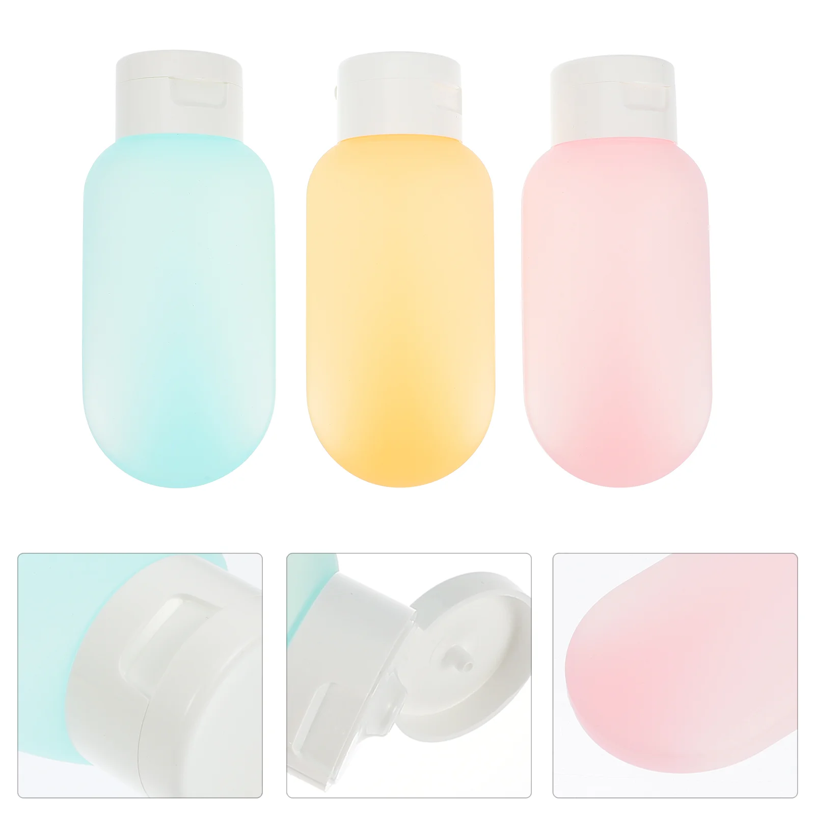 3 Pcs Bottled Travel Lotion Container Silicone Containers Refillable Shampoo Toiletries Bottles Outdoor Filling
3 Pcs Bottled Travel Lotion Container Silicone Containers Refillable Shampoo Toiletries Bottles Outdoor Filling