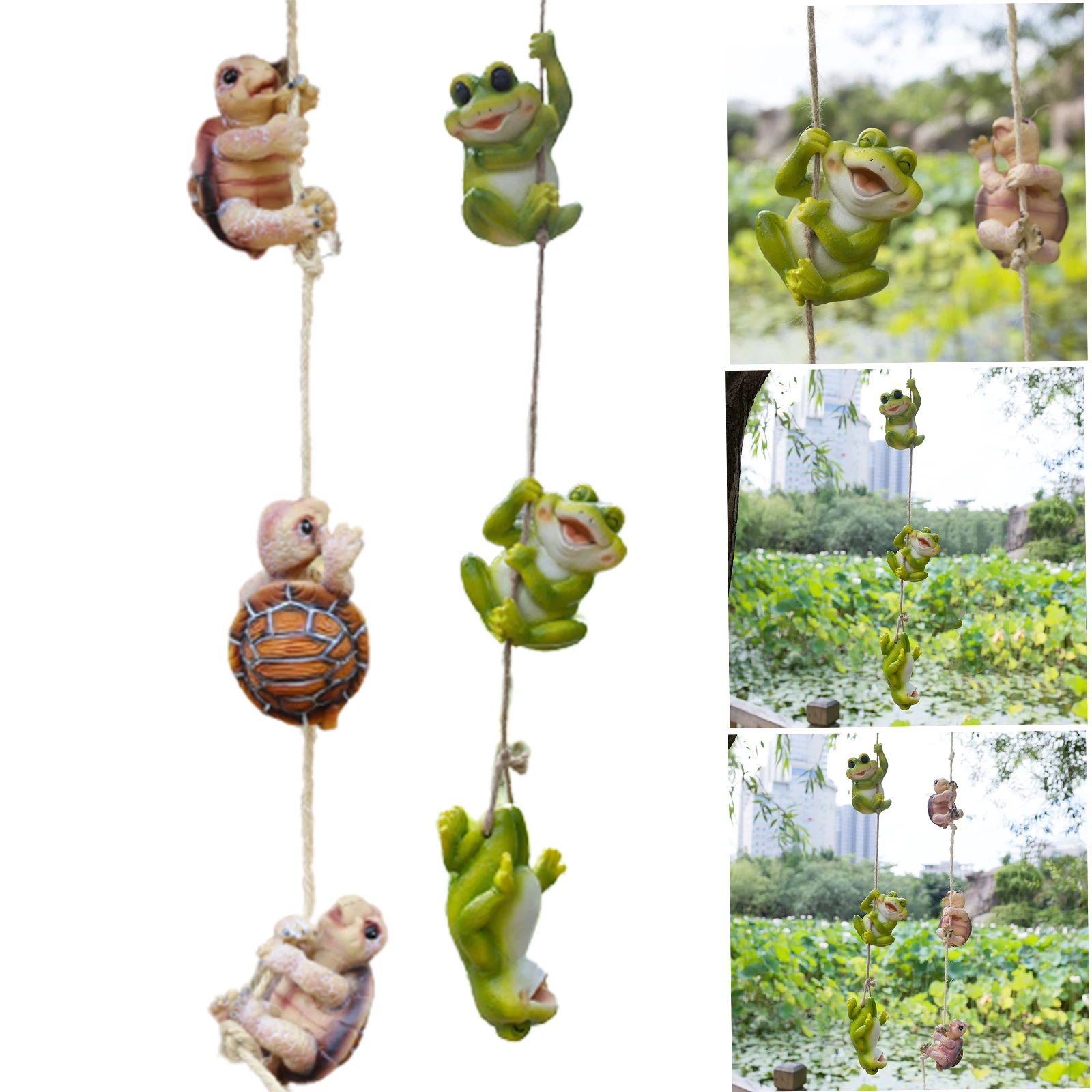 Hanging Garden Statue Flying Frog Hanging Sculpture Garden Patio Ornaments
Hanging Garden Statue Flying Frog Hanging Sculpture Garden Patio Ornaments