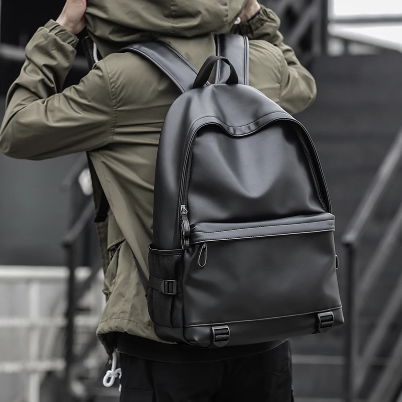 Classic Men's Casual Leather Backpack Black Waterproof Laptop School Bag Ladies Fashion Large Capacity Travel Backpacks
Classic Men's Casual Leather Backpack Black Waterproof Laptop School Bag Ladies Fashion Large Capacity Travel Backpacks