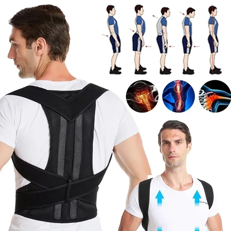 

Spine Support Shoulder Support Posture Brace Your Reshape Back Trainer Back Belt Body Corrector Belt Adjustable Lumbar Clavicle