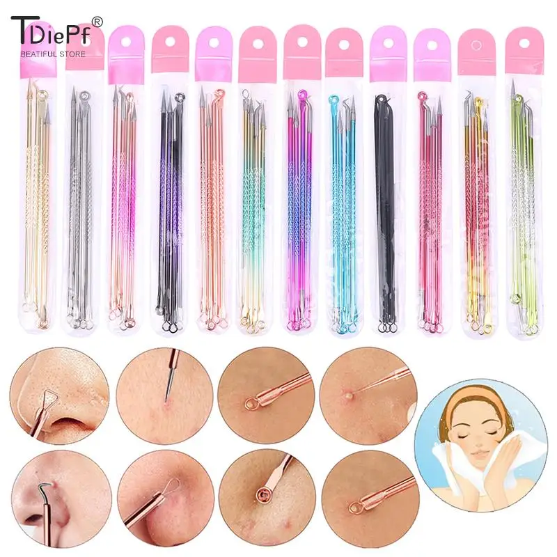 1-4PCS Acne Blackhead Comedone Black Spot Pimple Blemish Remover Skin Care Women Acne Treatment Pore Cleanser Needle Hook Care
1-4PCS Acne Blackhead Comedone Black Spot Pimple Blemish Remover Skin Care Women Acne Treatment Pore Cleanser Needle Hook Care