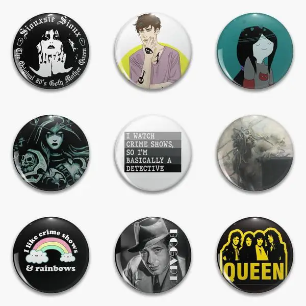 The Dark Queen Siouxsie Sioux Original Goth Mother Soft Button Pin Customizable Decor Funny Creative Lapel Pin Badge Fashion
The Dark Queen Siouxsie Sioux Original Goth Mother Soft Button Pin Customizable Decor Funny Creative Lapel Pin Badge Fashion