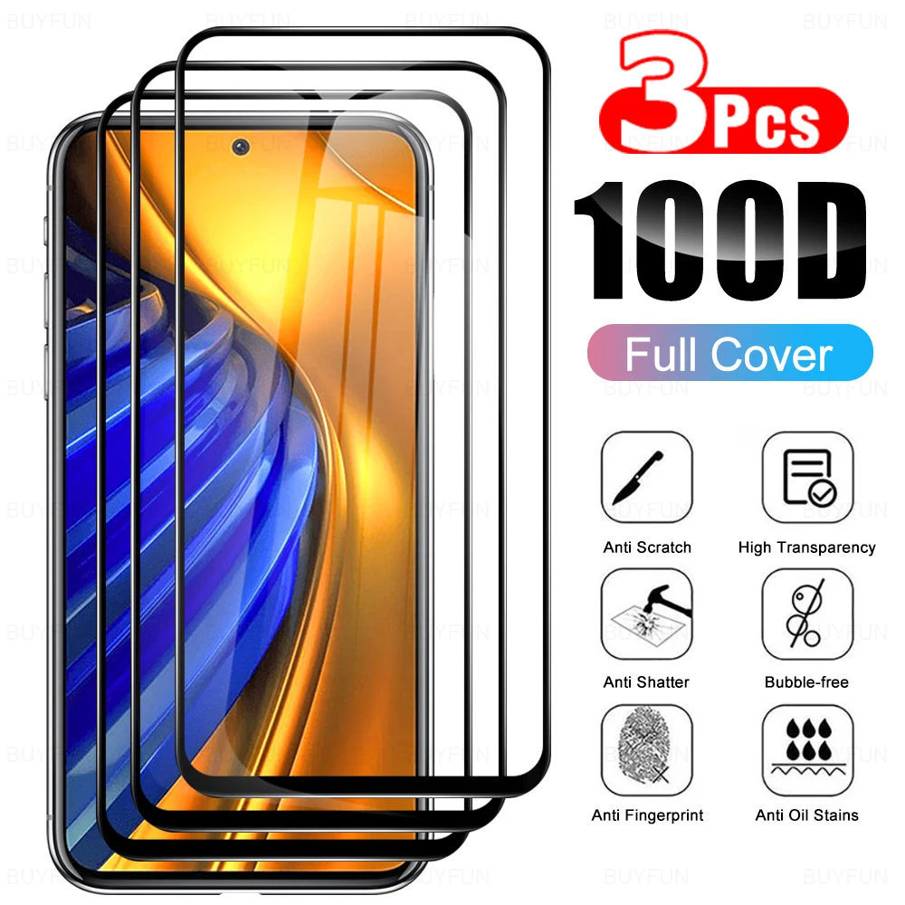 3 шт., 100D закаленное стекло для Xiaomi poco F4 x3 gt f3 F4, Защита экрана для poco x4 x3 nfc pro 5G, полное покрытие, защитное стекло
3 шт., 100D закаленное стекло для Xiaomi poco F4 x3 gt f3 F4, Защита экрана для poco x4 x3 nfc pro 5G, полное покрытие, защитное стекло