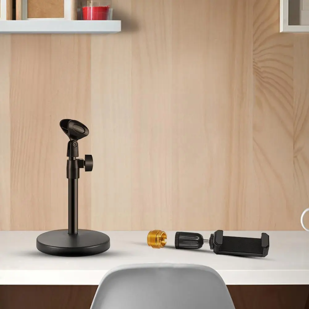 Desktop Microphone Stand Upgraded Adjustable 13cm Table Mic Stand With Base Micro Microphone Holder Mic Clip For Podcasts J8u8
Desktop Microphone Stand Upgraded Adjustable 13cm Table Mic Stand With Base Micro Microphone Holder Mic Clip For Podcasts J8u8