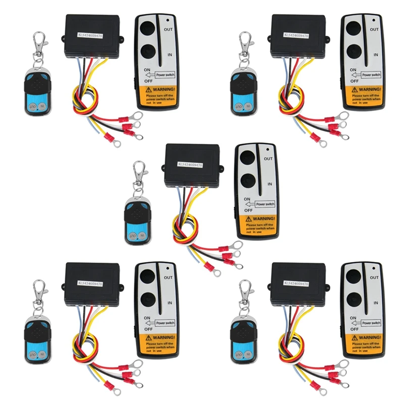 5X 12V 12Volt 50Ft Winch Wireless Remote Control Set For Truck Jeep ATV Warn Ramsey
5X 12V 12Volt 50Ft Winch Wireless Remote Control Set For Truck Jeep ATV Warn Ramsey