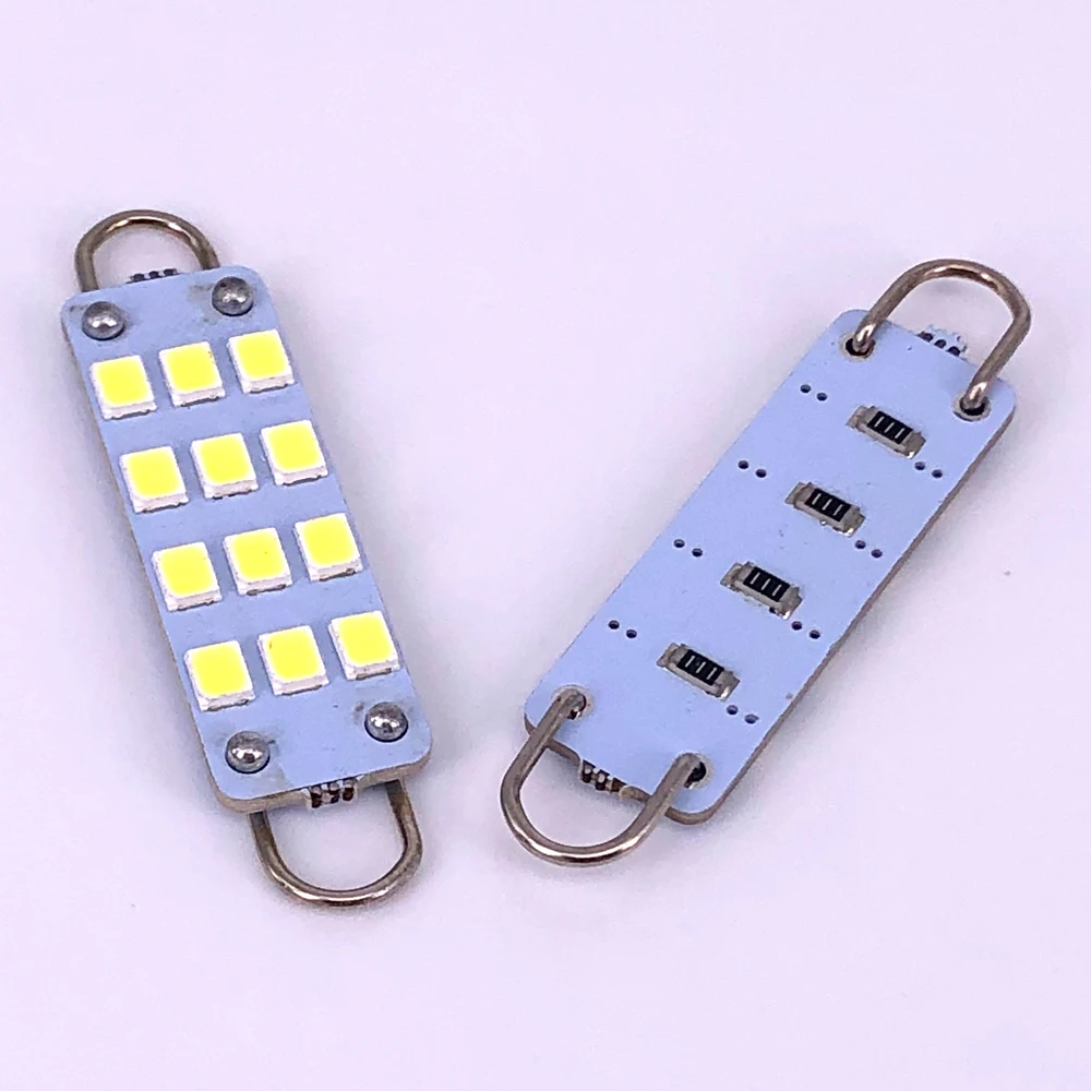 100 шт. гирлянда 44 мм 12SMD 2835 Светодиодная петля для чтения автомобиля, белая лампа для дверного купола, номерного знака Лампа освещение салона
100 шт. гирлянда 44 мм 12SMD 2835 Светодиодная петля для чтения автомобиля, белая лампа для дверного купола, номерного знака Лампа освещение салона