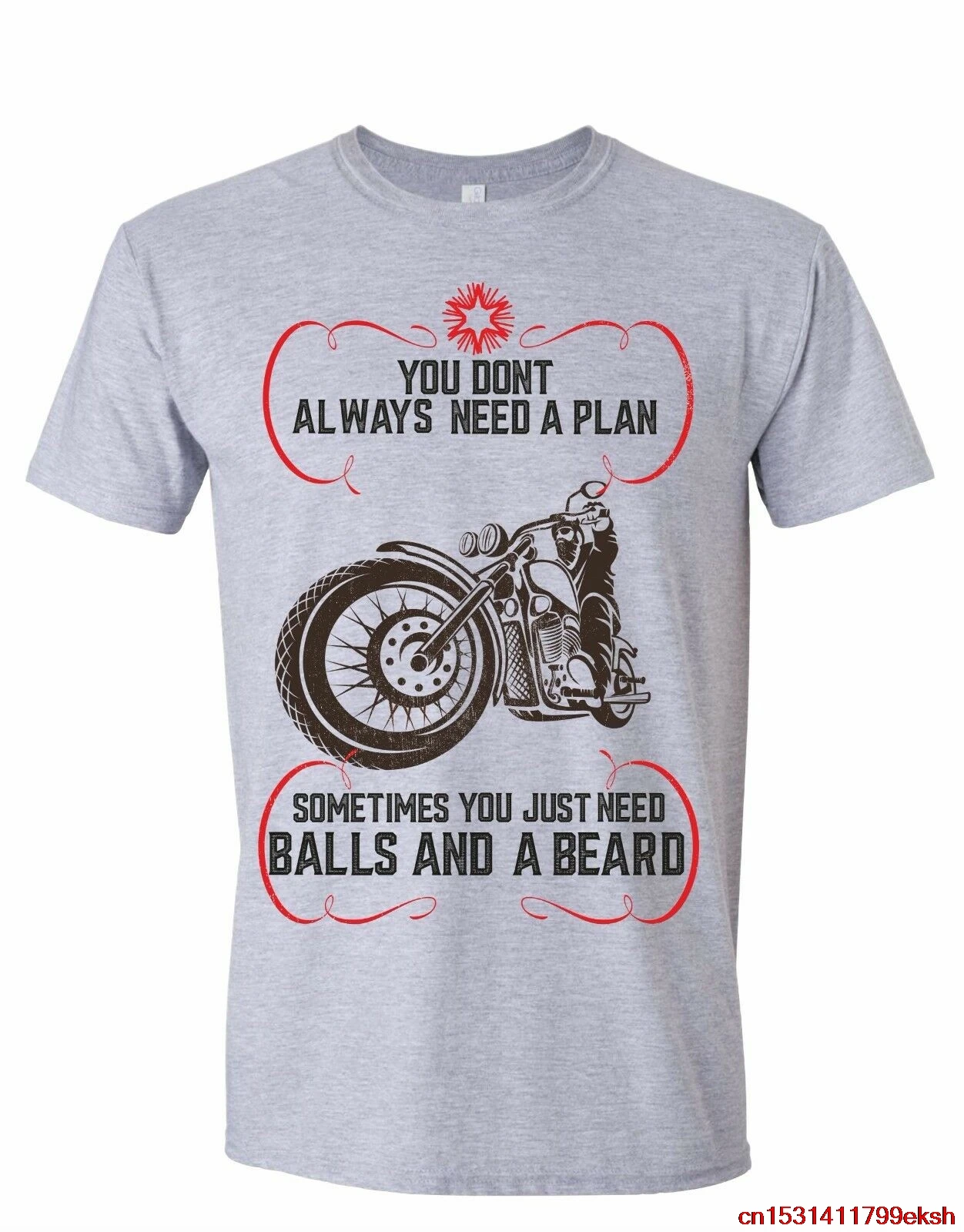 Balls and a Beard T-Shirt Mens S-2XLretro Biker rider cafe racer bike tee top 3
Balls and a Beard T-Shirt Mens S-2XLretro Biker rider cafe racer bike tee top 3