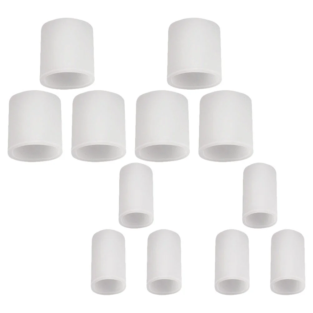 12 Pcs Sleeve Thumb Protector Singer Sleeves Finger Elastic Breathable Supple Toe Cover Reusable Covers Sebs Protection
12 Pcs Sleeve Thumb Protector Singer Sleeves Finger Elastic Breathable Supple Toe Cover Reusable Covers Sebs Protection