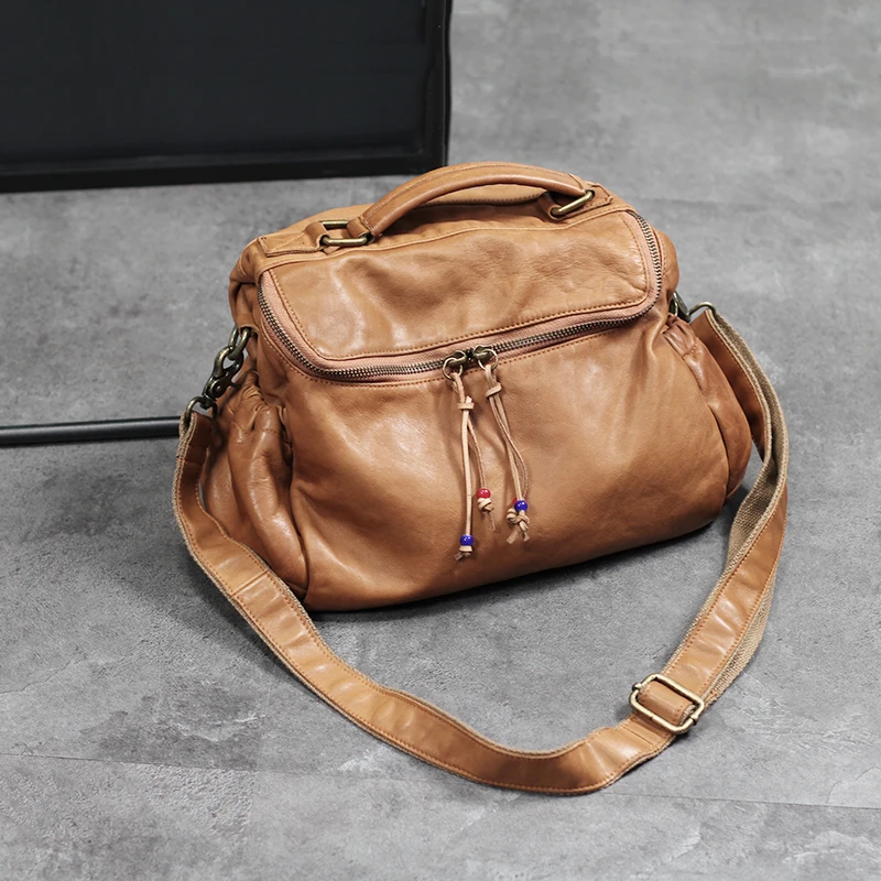 Женская сумка через плечо из натуральной кожи, дизайнерский дорожный кошелек, повседневный винтажный тоут ручной работы, мессенджеры через плечо 
Женская сумка через плечо из натуральной кожи, дизайнерский дорожный кошелек, повседневный винтажный тоут ручной работы, мессенджеры через плечо