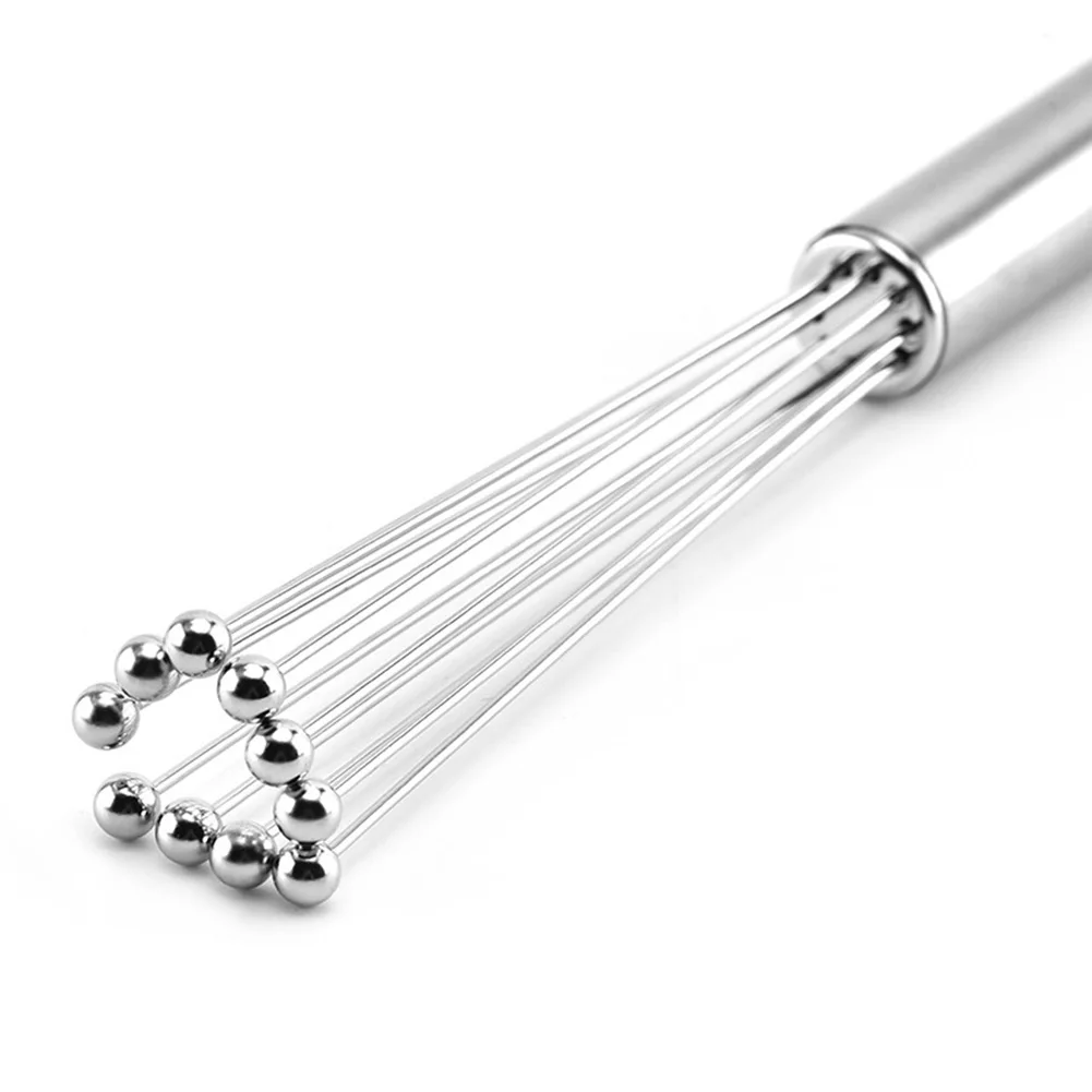 Egg Beater Ball Whisks Kitchen Restaurant Stainless Steel Stir Batter Daily Cooking Food Seasoning For Beat Eggs
Egg Beater Ball Whisks Kitchen Restaurant Stainless Steel Stir Batter Daily Cooking Food Seasoning For Beat Eggs