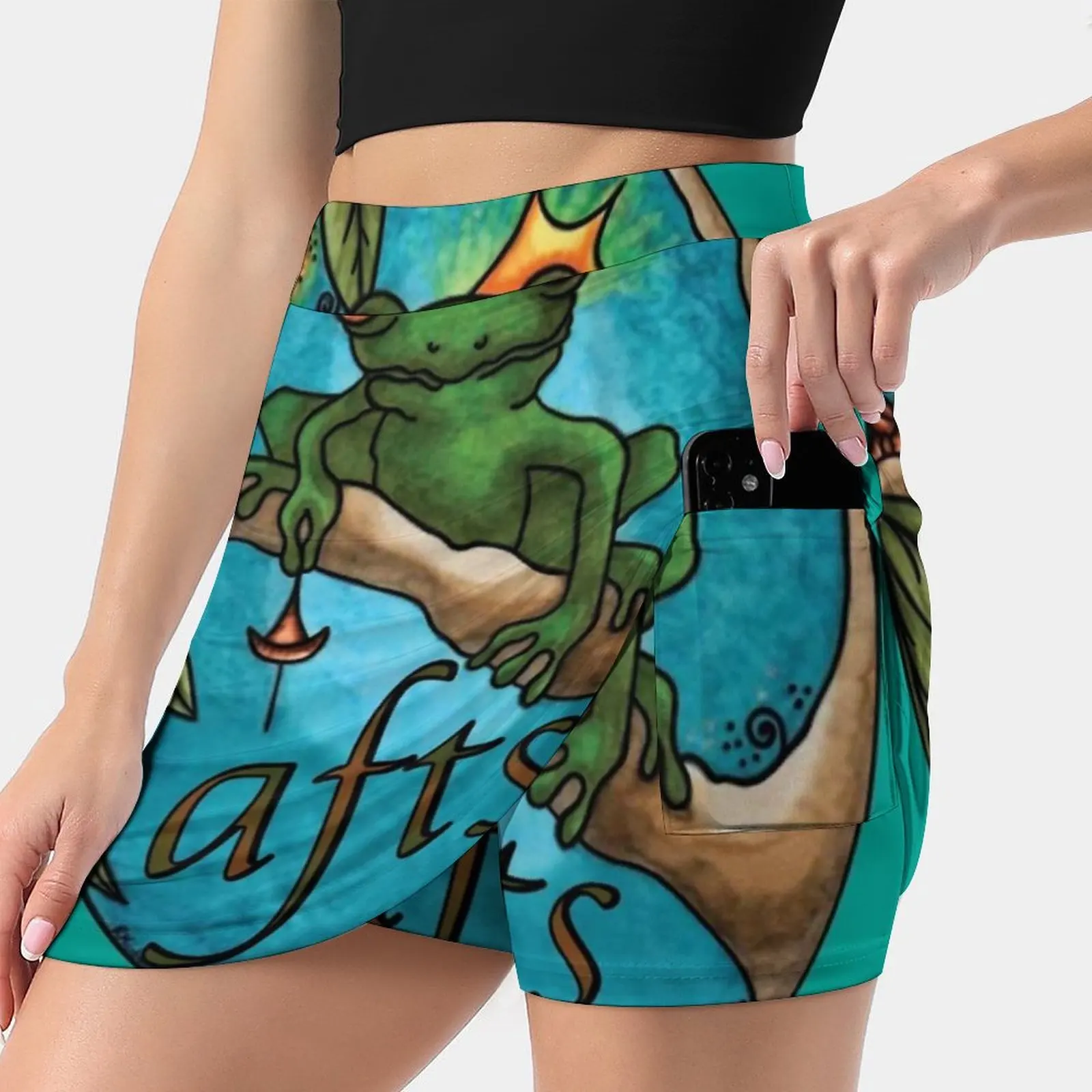 Женская Мини-Юбка The Frog Prince от Regan Kubecek, трапециевидная Юбка со скрытым карманом, Сказочная модная юбка Regan Kubecek
Женская Мини-Юбка The Frog Prince от Regan Kubecek, трапециевидная Юбка со скрытым карманом, Сказочная модная юбка Regan Kubecek