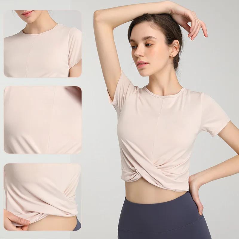 h-Quick-Drying Exercise Running Short Sleeve Yoga Clothes Workout Tops Yoga Top Workout Top
h-Quick-Drying Exercise Running Short Sleeve Yoga Clothes Workout Tops Yoga Top Workout Top