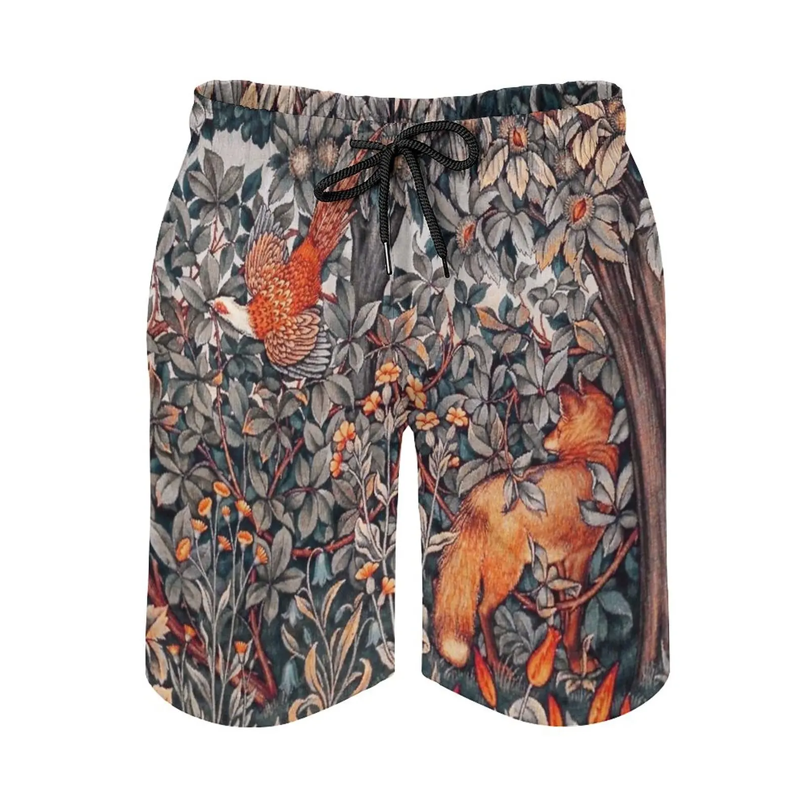 Greenery Forest Animals Pheasant And Fox Red Black White New Mens Swim Shorts Quick Dry Beach Board Swimwear Fashion Volley
Greenery Forest Animals Pheasant And Fox Red Black White New Mens Swim Shorts Quick Dry Beach Board Swimwear Fashion Volley