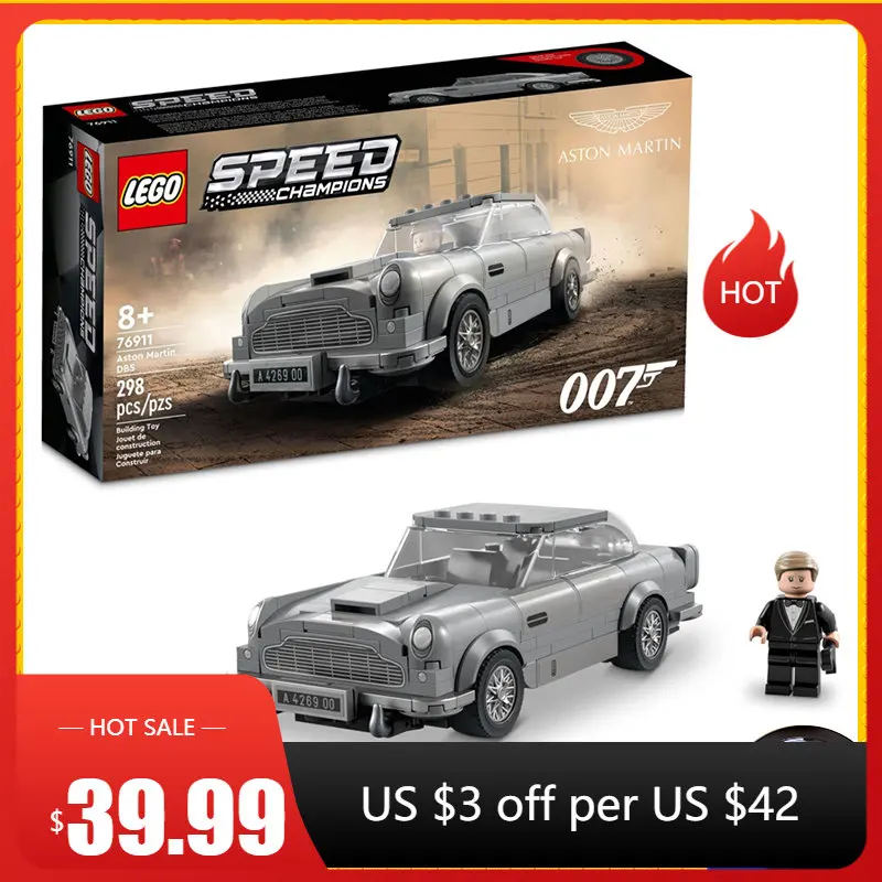 Конструктор LEGO & Speed Champion 007 Aston Martin DB5 76911, набор строительных игрушек с Джеймс Бонд для детей, мальчиков и девочек (298 шт.)
Конструктор LEGO & Speed Champion 007 Aston Martin DB5 76911, набор строительных игрушек с Джеймс Бонд для детей, мальчиков и девочек (298 шт.)