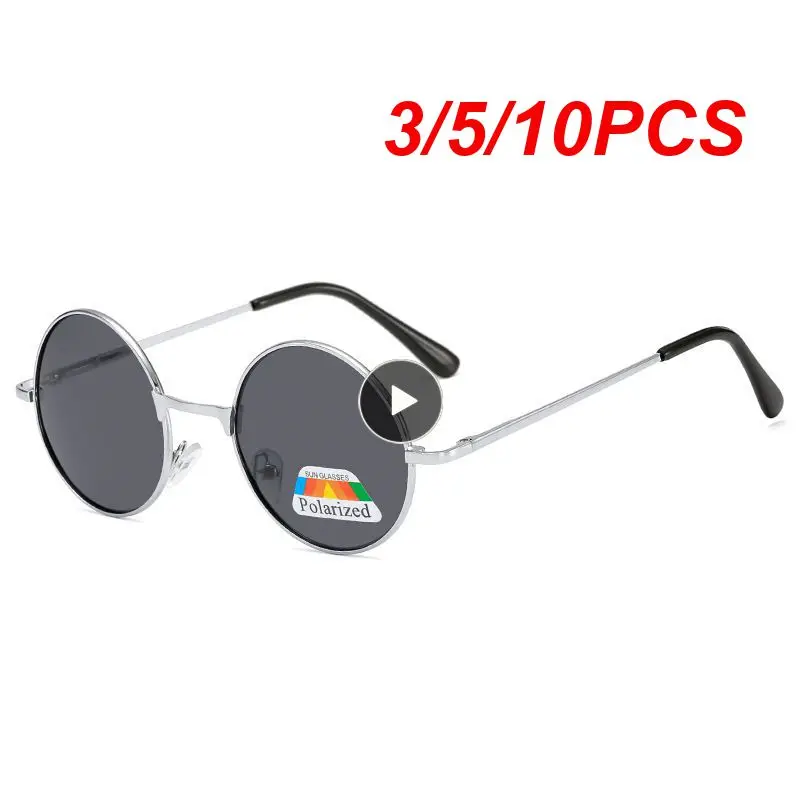 3/5/10PCS Metal Polarized Sunglasses Brand Designer Polarized Sunglasses Retro Punk Style Round Metal Frame Retro Glasses 
3/5/10PCS Metal Polarized Sunglasses Brand Designer Polarized Sunglasses Retro Punk Style Round Metal Frame Retro Glasses