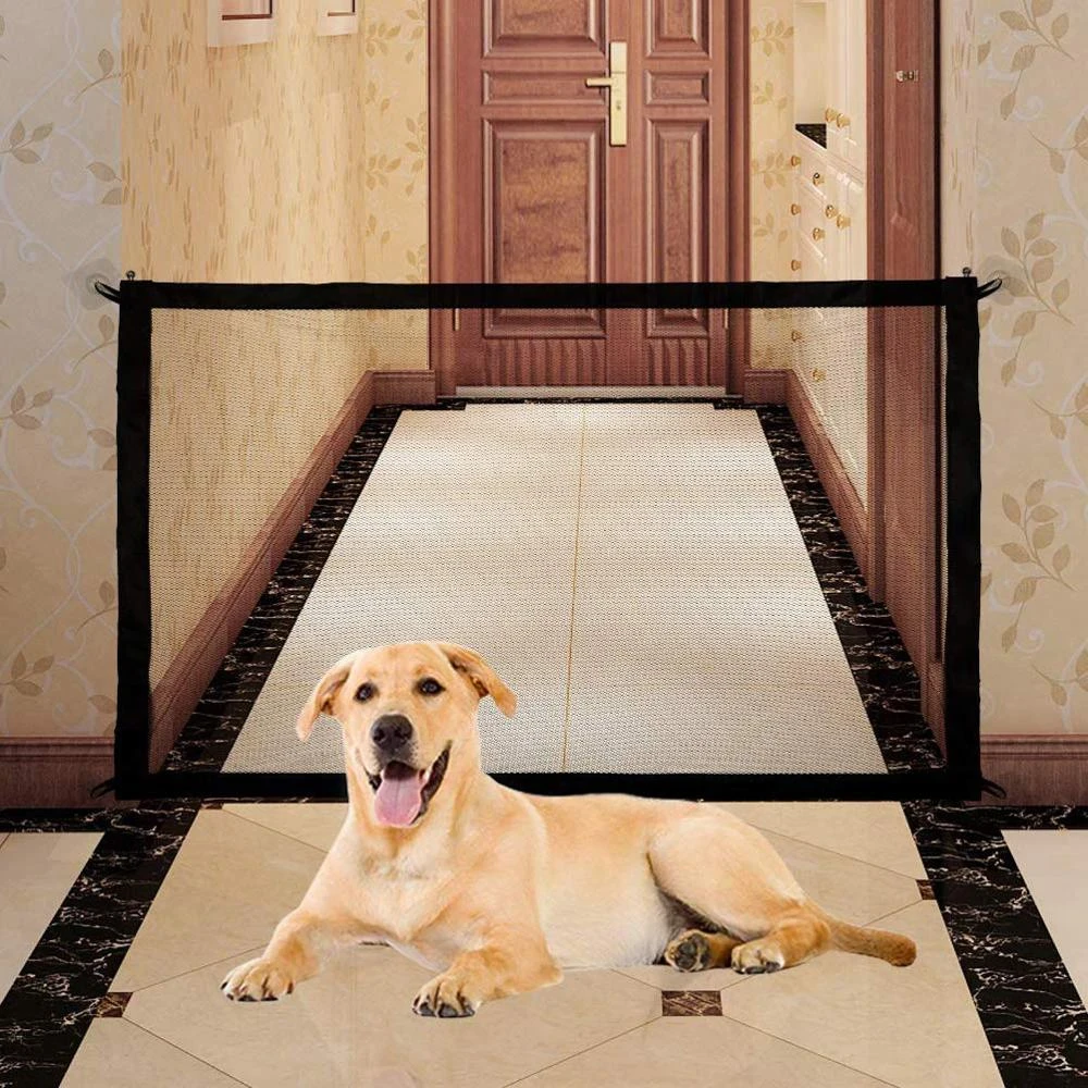Dog Gate Ingenious Mesh Dog Fence for Indoor and Outdoor Safe Pet Dog gate Safety Enclosure Pet supplies Dropshipping houses
Dog Gate Ingenious Mesh Dog Fence for Indoor and Outdoor Safe Pet Dog gate Safety Enclosure Pet supplies Dropshipping houses