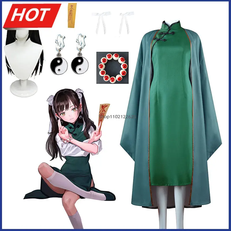 CalebFaith Illustrator Fkey Original Role- YaoZhi Cosplay Anime Wig Suit Cloak Costume Green Antiquity Cheongsam Dress Uniform
CalebFaith Illustrator Fkey Original Role- YaoZhi Cosplay Anime Wig Suit Cloak Costume Green Antiquity Cheongsam Dress Uniform