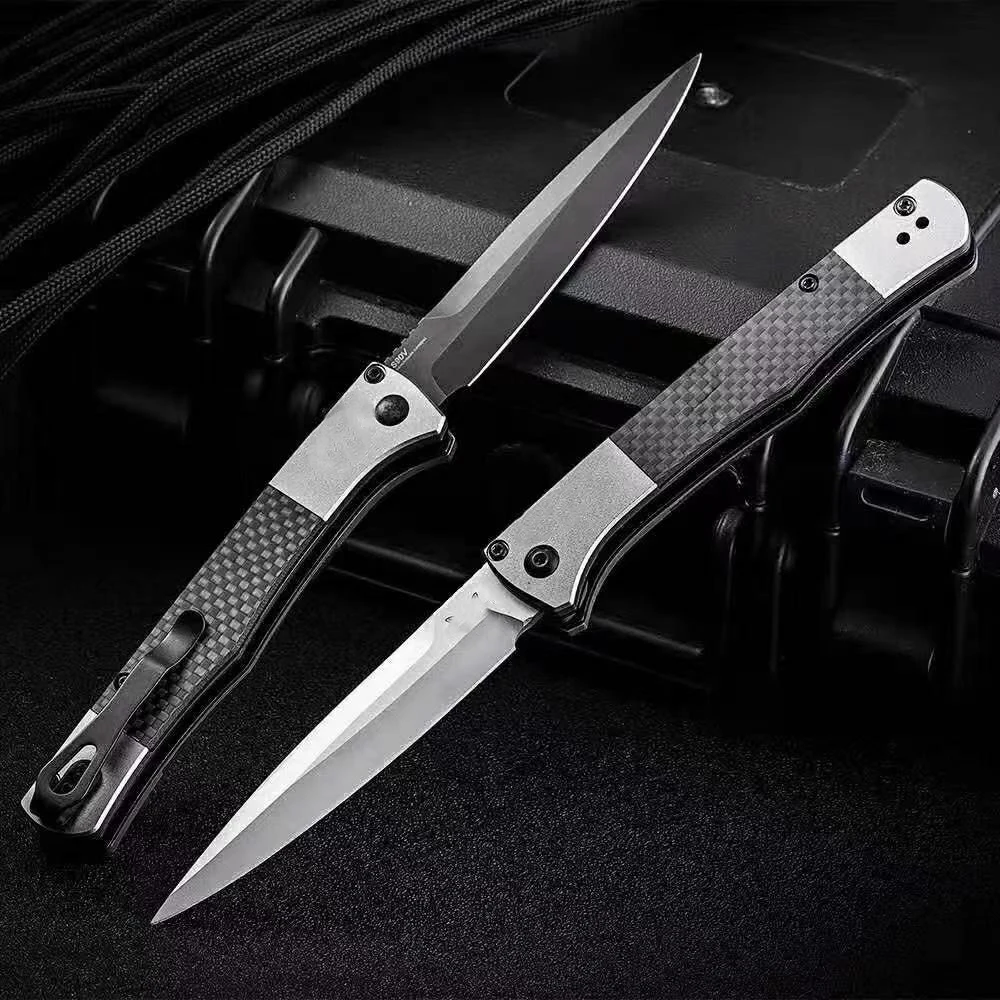 Outdoor BM 4170BK Tactical Folding Knife S90v Blade Camping Safe Lifesaving Pocket Knives Portable EDC Tool
Outdoor BM 4170BK Tactical Folding Knife S90v Blade Camping Safe Lifesaving Pocket Knives Portable EDC Tool