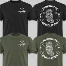 Underwater Demolition Team Udt Navy SEALs Frogmen T-Shirt 100% Cotton O-Neck Summer Short Sleeve Casual Mens T-shirt Size S-3XL