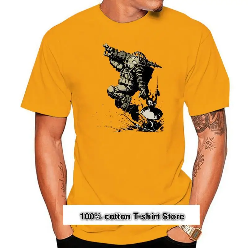Camiseta Bioshock para hombre, ropa para parte superior masculina, con estampado de hermana pequeña
Camiseta Bioshock para hombre, ropa para parte superior masculina, con estampado de hermana pequeña