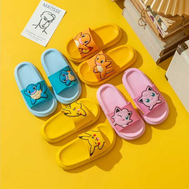 New Pokémon Children's Slippers Summer Cartoon Pikachu Indoor Boys and Girls Bathing Children's Sandals and Slippers Summer
New Pokémon Children's Slippers Summer Cartoon Pikachu Indoor Boys and Girls Bathing Children's Sandals and Slippers Summer