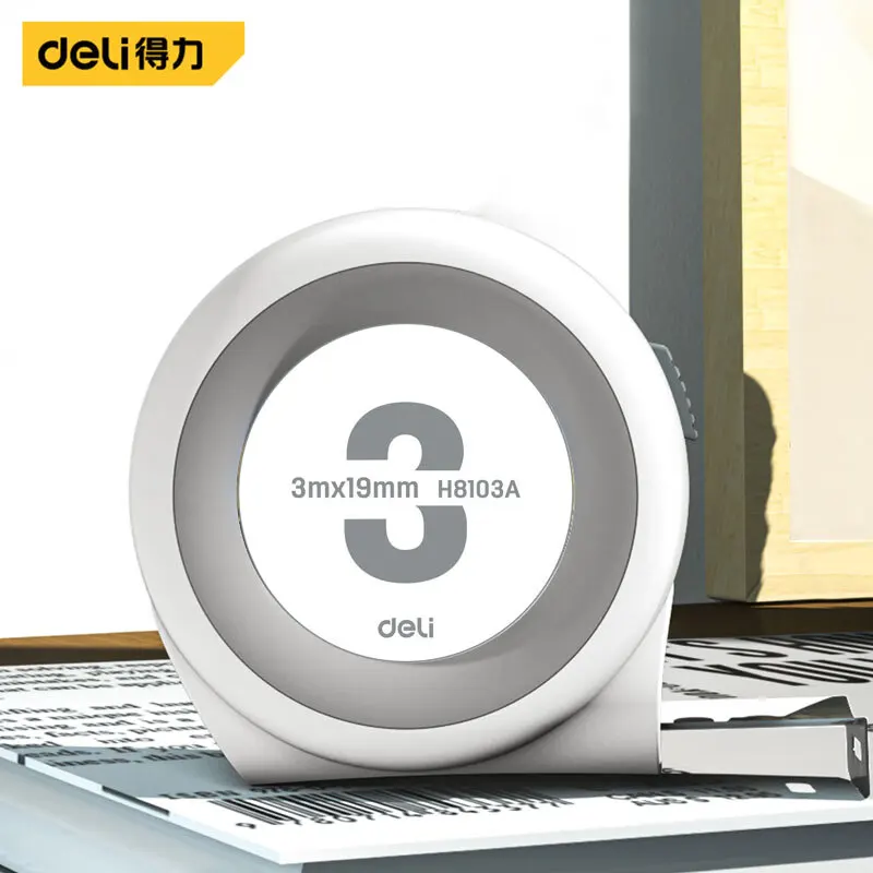Deli Tape measure 3M 5M ABS Shell Steel Tap Tape Measure Measuring Tape Woodworking Ruler Steel Ruler Measuring Tool
Deli Tape measure 3M 5M ABS Shell Steel Tap Tape Measure Measuring Tape Woodworking Ruler Steel Ruler Measuring Tool