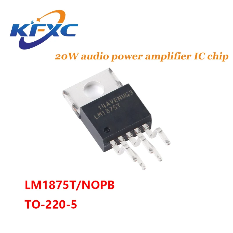 

Оригинальный аутентичный аудио усилитель мощности LM1875T/NOPB TO-220-5 20 Вт IC чип