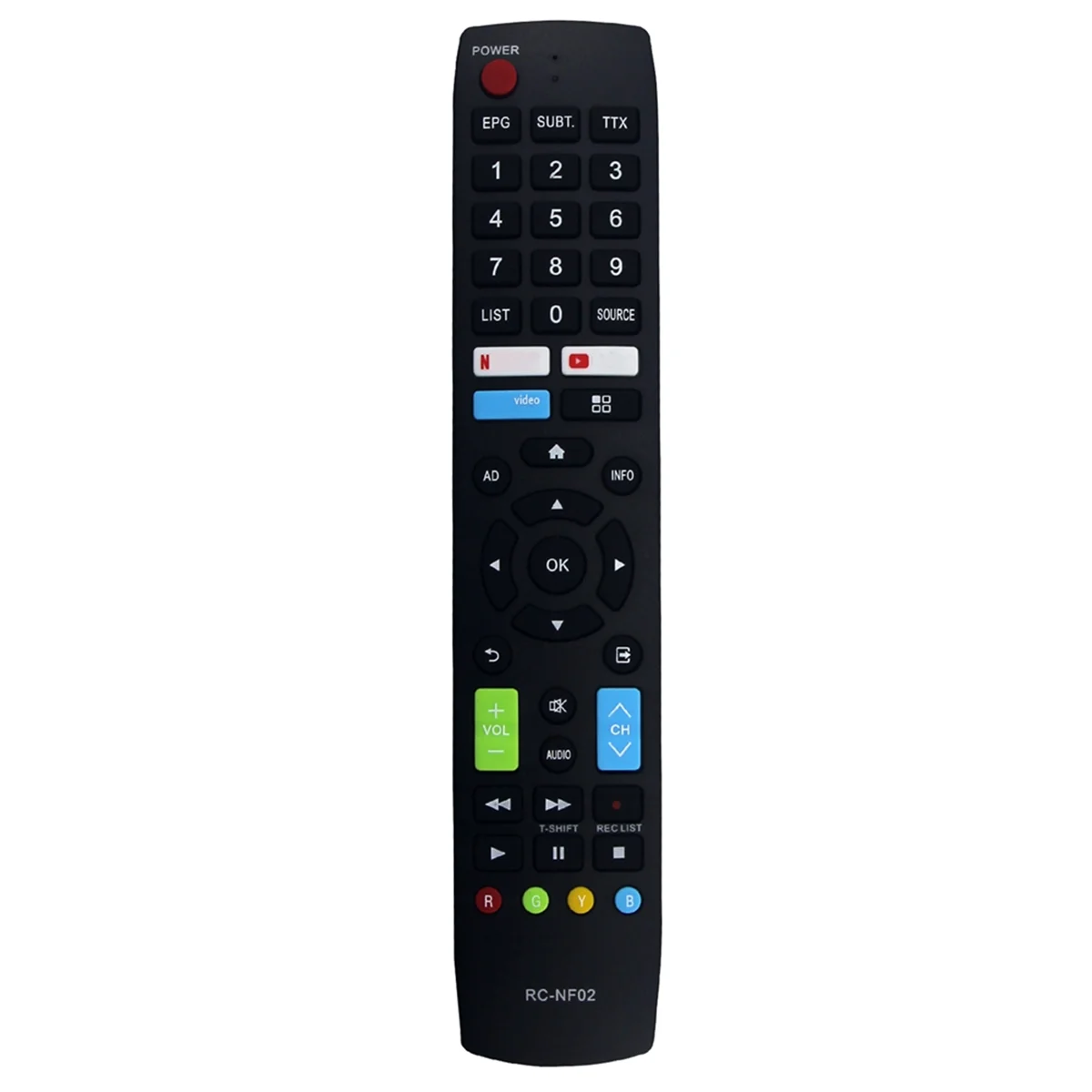 RC-NF02 пульт дистанционного управления для Aconatic Smart TV 32HS534AN 40HS534AN