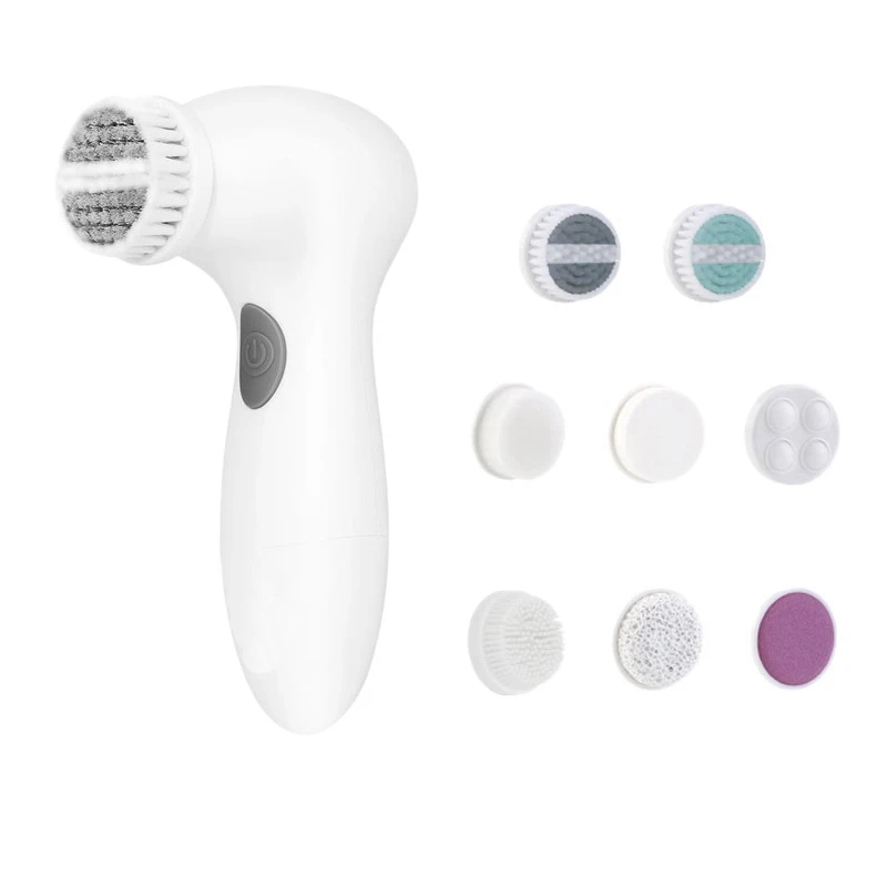 8 in 1 Face Cleansing Brush Deep Cleaning Pore Cleaner Face Massage Skin Care Waterproof Electric Facial Brush
8 in 1 Face Cleansing Brush Deep Cleaning Pore Cleaner Face Massage Skin Care Waterproof Electric Facial Brush