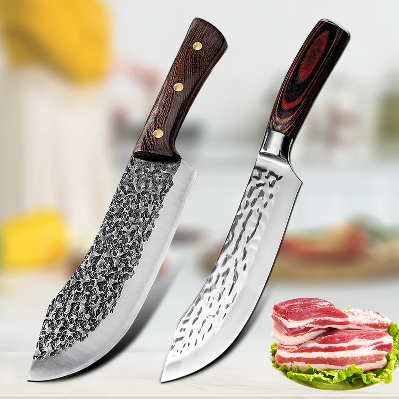 7" Forged Stainless Steel Kitchen Chef Knife Meat Fish Vegetables Slicer Professional Butcher Cleaver Knife 58HRC
7" Forged Stainless Steel Kitchen Chef Knife Meat Fish Vegetables Slicer Professional Butcher Cleaver Knife 58HRC