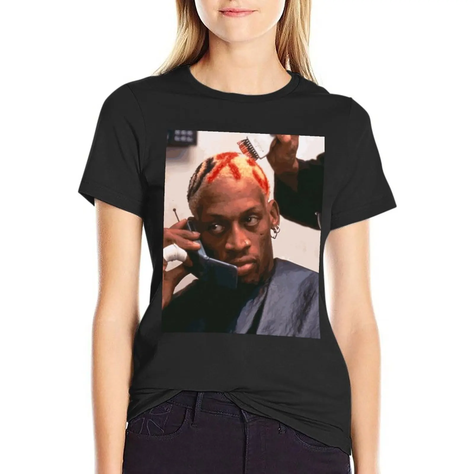 Dennis Rodman Oversized T Shirts Branded Women Clothing Short Sleeve Streetwear Plus Size Tops Tee
Dennis Rodman Oversized T Shirts Branded Women Clothing Short Sleeve Streetwear Plus Size Tops Tee
