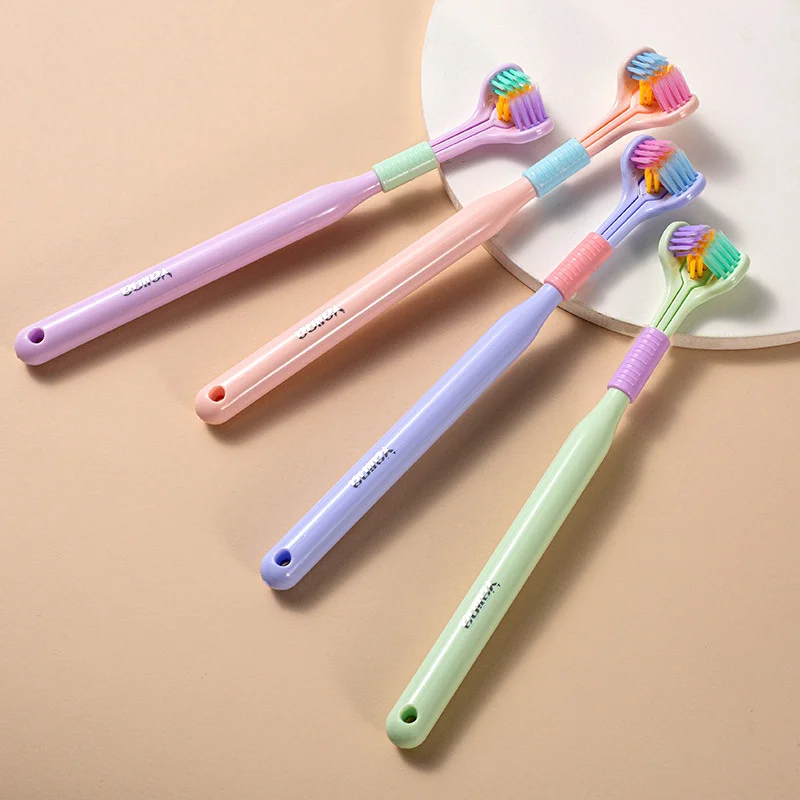 Three Sided Soft Hair Tooth Toothbrush Ultra Fine Soft Bristle Adult Toothbrush Oral Care Safety Teeth Brush Oral Health Cleaner
Three Sided Soft Hair Tooth Toothbrush Ultra Fine Soft Bristle Adult Toothbrush Oral Care Safety Teeth Brush Oral Health Cleaner