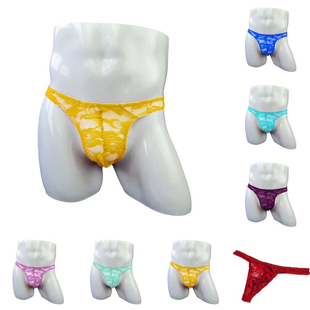 2022 Men Sexy Sissy Gay Panties Low Rise Underwear See-Through Breathable Lace Rose Thong T-Back Briefs Cuecas Masculinas
2022 Men Sexy Sissy Gay Panties Low Rise Underwear See-Through Breathable Lace Rose Thong T-Back Briefs Cuecas Masculinas