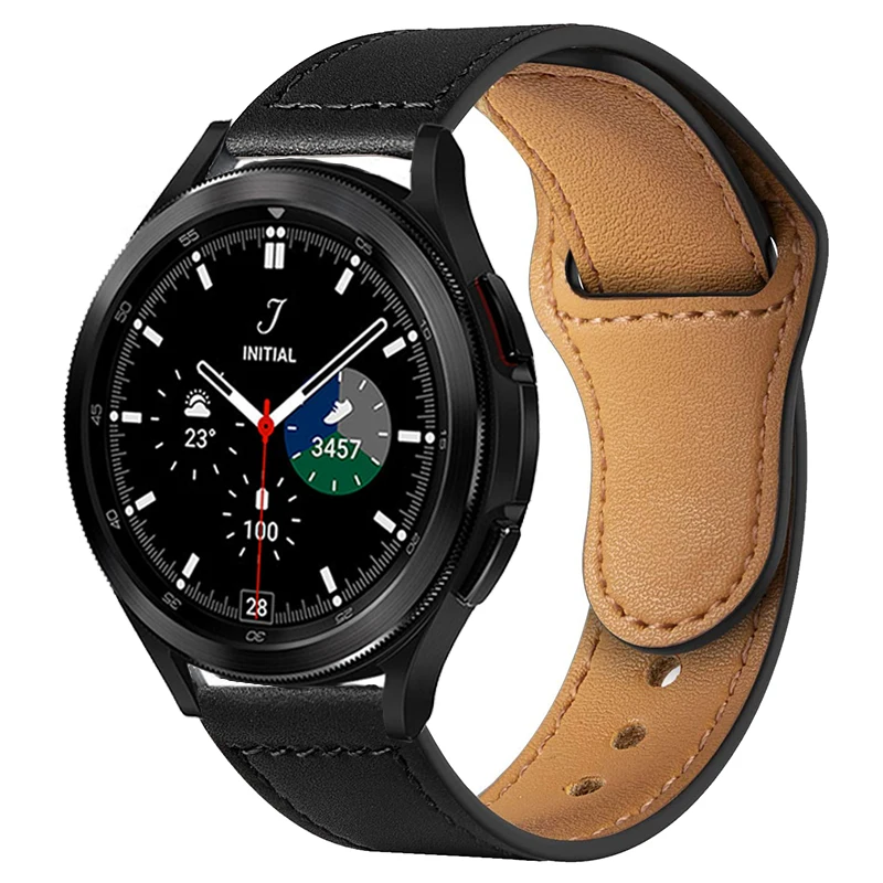 20mm Genuine Leather Strap For Samsung Galaxy Watch 5 4 40mm 44mm Bracelet For Galaxy Watch 4 Classic 46mm 42mm Watch 5 Pro Belt
20mm Genuine Leather Strap For Samsung Galaxy Watch 5 4 40mm 44mm Bracelet For Galaxy Watch 4 Classic 46mm 42mm Watch 5 Pro Belt