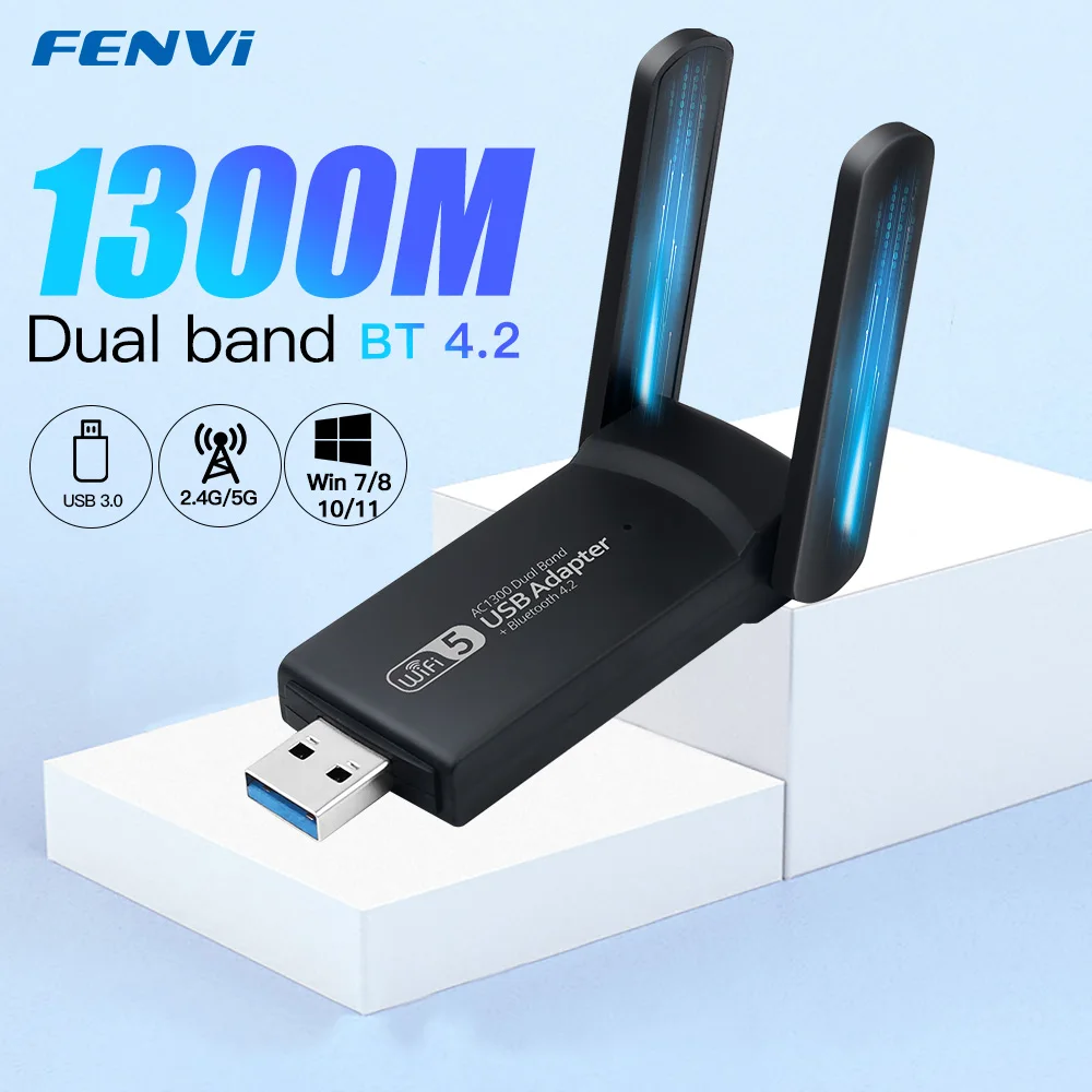 Двухдиапазонный 1300M 2,4G/5G BT 4,2 WiFi 3,0 Мбит/с 802.11AC USB WiFi адаптер для ПК ноутбука беспроводная сеть Wlan ноутбука Win10
Двухдиапазонный 1300M 2,4G/5G BT 4,2 WiFi 3,0 Мбит/с 802.11AC USB WiFi адаптер для ПК ноутбука беспроводная сеть Wlan ноутбука Win10