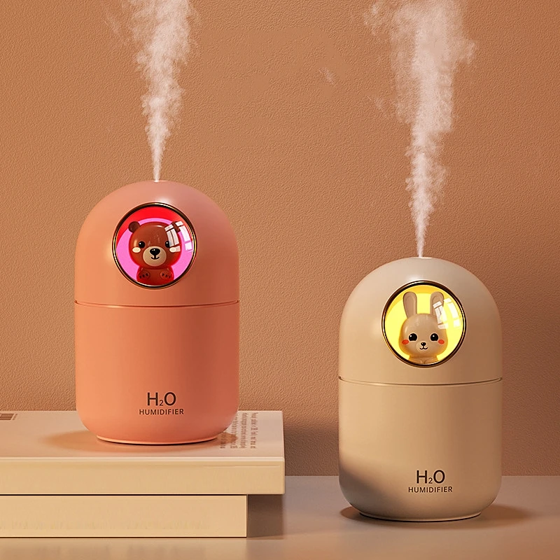 Lovely Cartoon Rabbit Bear Air Humidifier USB Ultrasonic Cool Mist Aroma Diffuser with Colorful LED Light Mini Humidificador
Lovely Cartoon Rabbit Bear Air Humidifier USB Ultrasonic Cool Mist Aroma Diffuser with Colorful LED Light Mini Humidificador