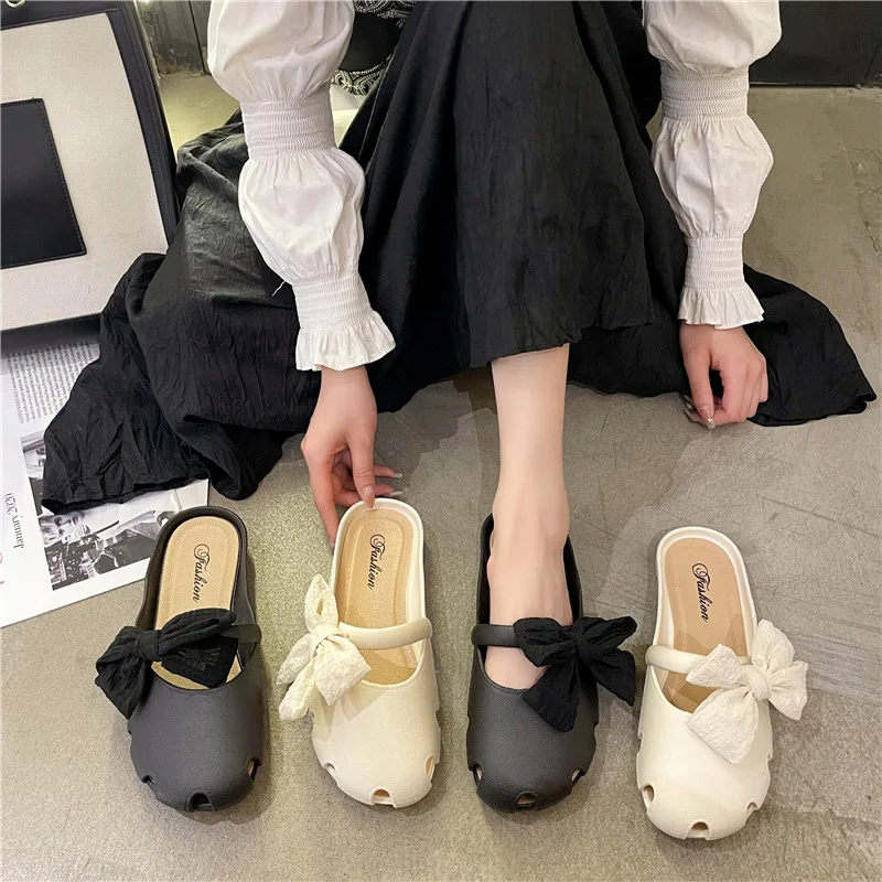 Тапочки женские повседневные, тапочки с бантом, плоская подошва, модные, весна-лето
Тапочки женские повседневные, тапочки с бантом, плоская подошва, модные, весна-лето