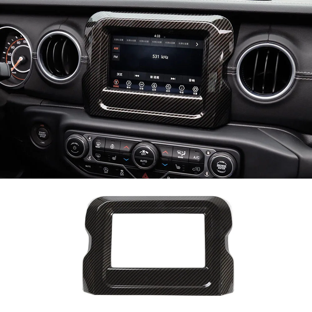 Carbon Look Dashboard GPS Navigation Panel Trim For Jeep Wrangler JL 2018-2022 GPS Navigation Panel Trim
Carbon Look Dashboard GPS Navigation Panel Trim For Jeep Wrangler JL 2018-2022 GPS Navigation Panel Trim