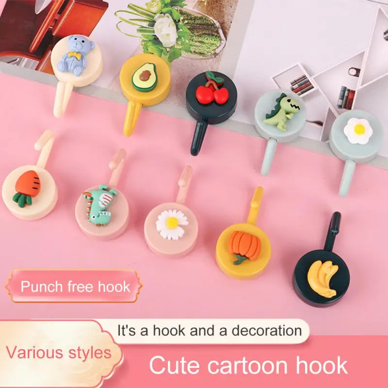 Cute Cartoon Strong Hook Self Adhesive Door Wall Hangers Storage Rack Key Holder Towel Hooks Home Organization Home Decoration
Cute Cartoon Strong Hook Self Adhesive Door Wall Hangers Storage Rack Key Holder Towel Hooks Home Organization Home Decoration