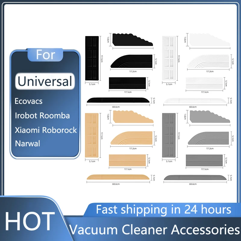 Replacement Threshold Bar Step Ramp Climbing Mat Kit Accessories For Ecovacs/Irobot Roomba/Xiaomi Roborock/Narwal Sweeping Robot
Replacement Threshold Bar Step Ramp Climbing Mat Kit Accessories For Ecovacs/Irobot Roomba/Xiaomi Roborock/Narwal Sweeping Robot
