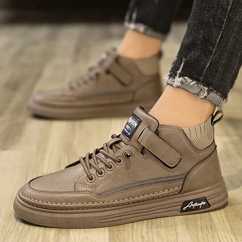 Men's Causal Mid Top Skate Shoes Breathable Lightweight Non-Slip Sneakers Comfort Fit Walking Shoes for Male
Men's Causal Mid Top Skate Shoes Breathable Lightweight Non-Slip Sneakers Comfort Fit Walking Shoes for Male