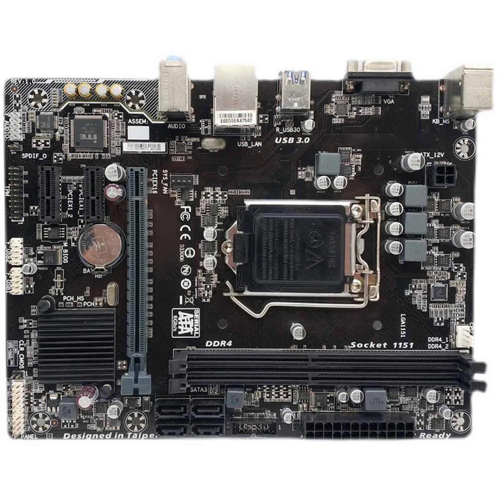 For Gigabyte GA-H110M-S2 Socket LGA 1151 DDR4 Micro-ATX Motherboard USB3.0 SATA3.0 Used
For Gigabyte GA-H110M-S2 Socket LGA 1151 DDR4 Micro-ATX Motherboard USB3.0 SATA3.0 Used