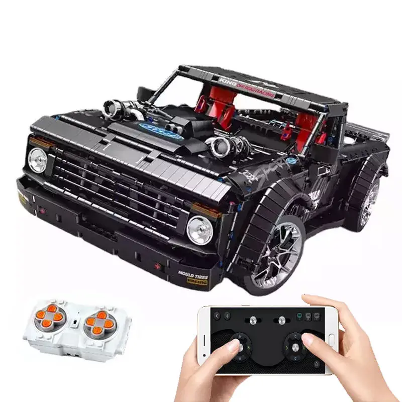 Технический внедорожный пикап MOULD KING 13082, детский автомобиль с дистанционным управлением MOC, моторизованные Строительные кирпичи, игрушки д...
Технический внедорожный пикап MOULD KING 13082, детский автомобиль с дистанционным управлением MOC, моторизованные Строительные кирпичи, игрушки д...