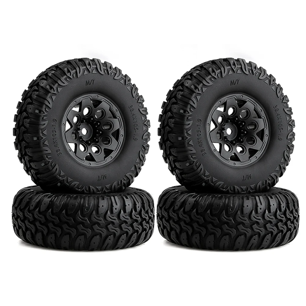 4PCS 105mm 1.9 Beadlock Wheel Rim Tire Set for 1/10 RC Crawler Car Traxxas TRX-4 RC4WD D90 Axial SCX10 II III Redcat MST
4PCS 105mm 1.9 Beadlock Wheel Rim Tire Set for 1/10 RC Crawler Car Traxxas TRX-4 RC4WD D90 Axial SCX10 II III Redcat MST
