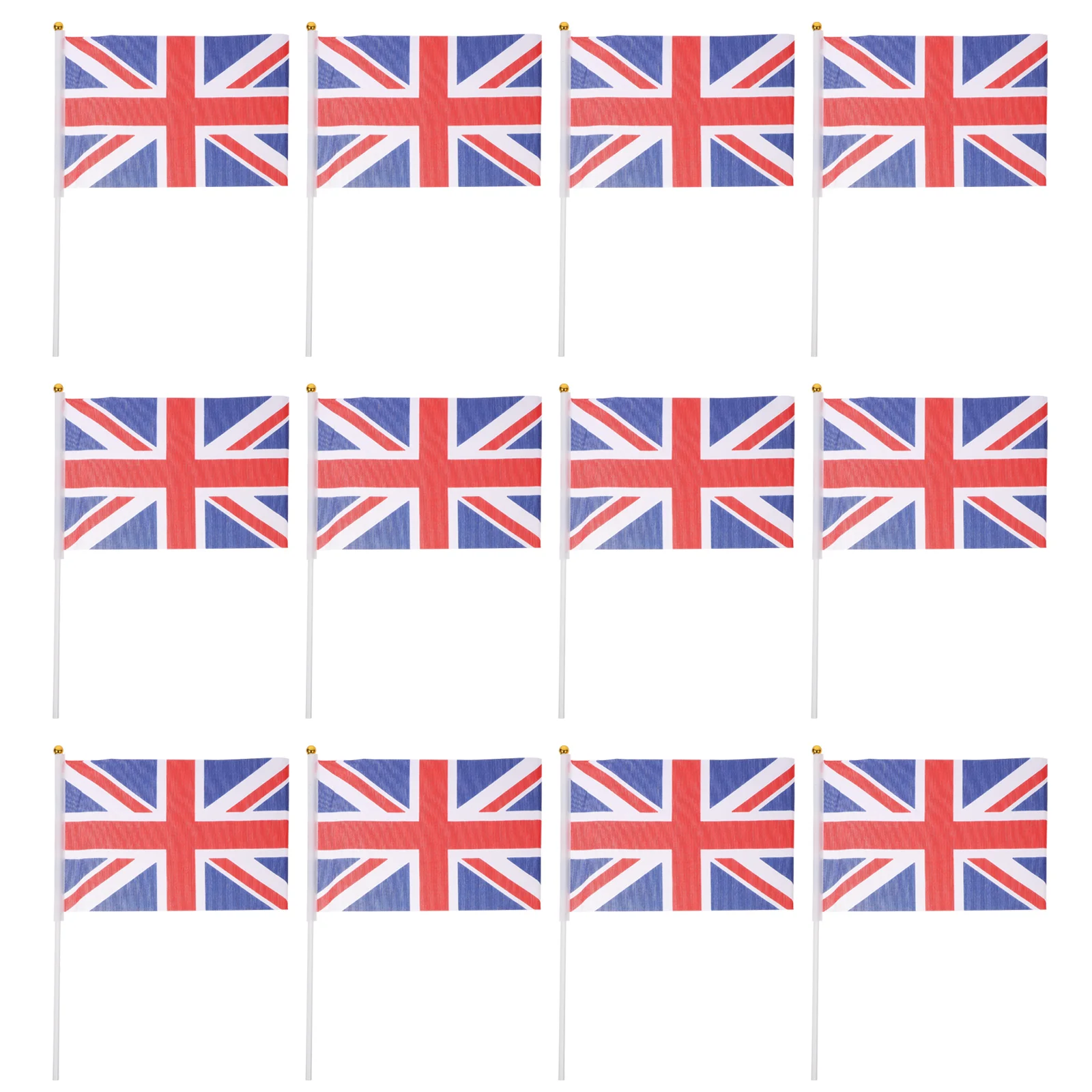 

Flag Union Jack Flags British Uk Hand Mini Waving Britain Stick Party Kingdom United Decorations Handheld Held Great England
