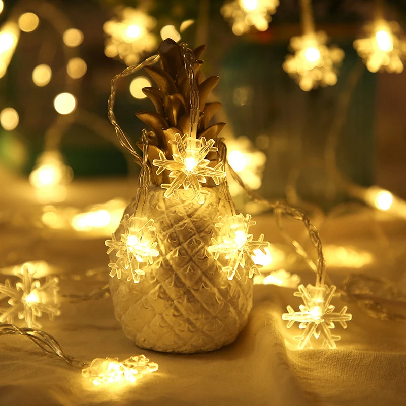 6/3/2M LED String Lights Snowflake Fairy Lights Battery Operated Outdoor Street Garland Lights for Christmas Party Decoration
6/3/2M LED String Lights Snowflake Fairy Lights Battery Operated Outdoor Street Garland Lights for Christmas Party Decoration